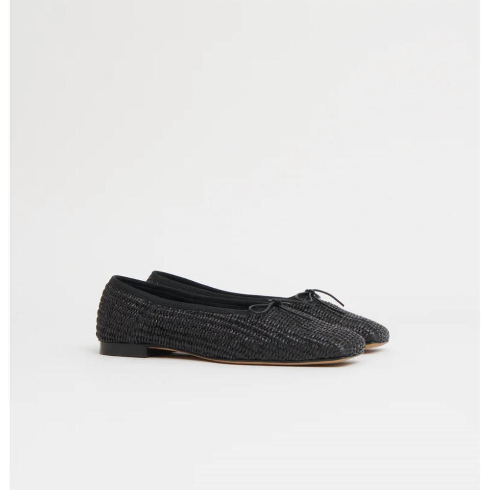 NEW MANSUR GAVRIEL women's dream ballerina flat shoes in black - Picture 2 of 4